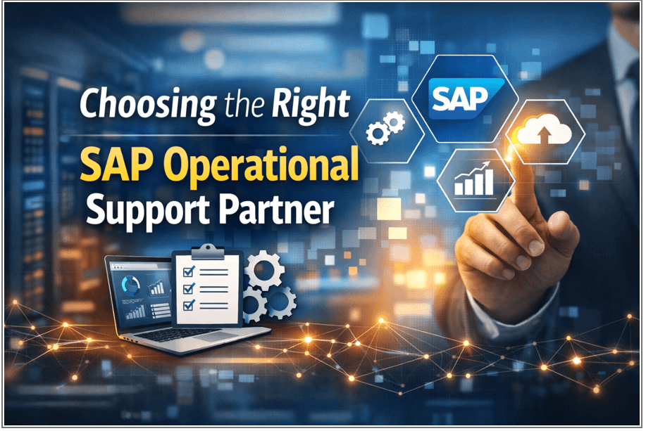Selecting the appropriate operational support partner for SAP